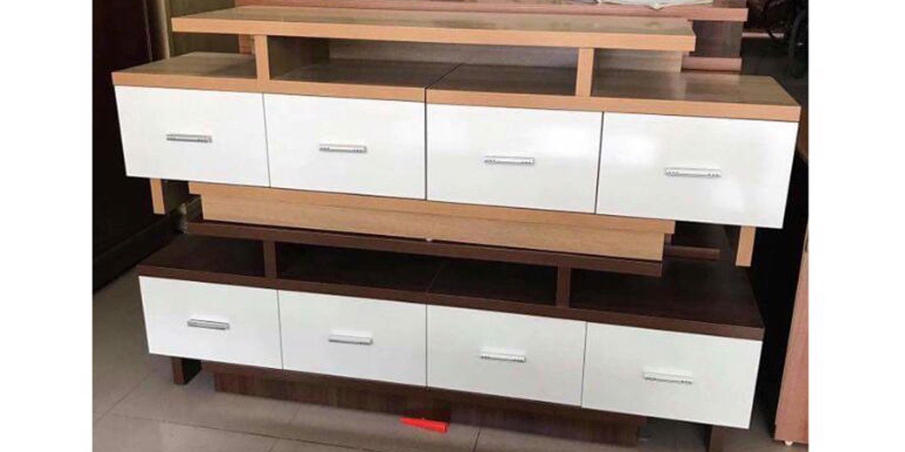 Tủ Kệ Tivi Rút Gỗ Melamine 2 đầu