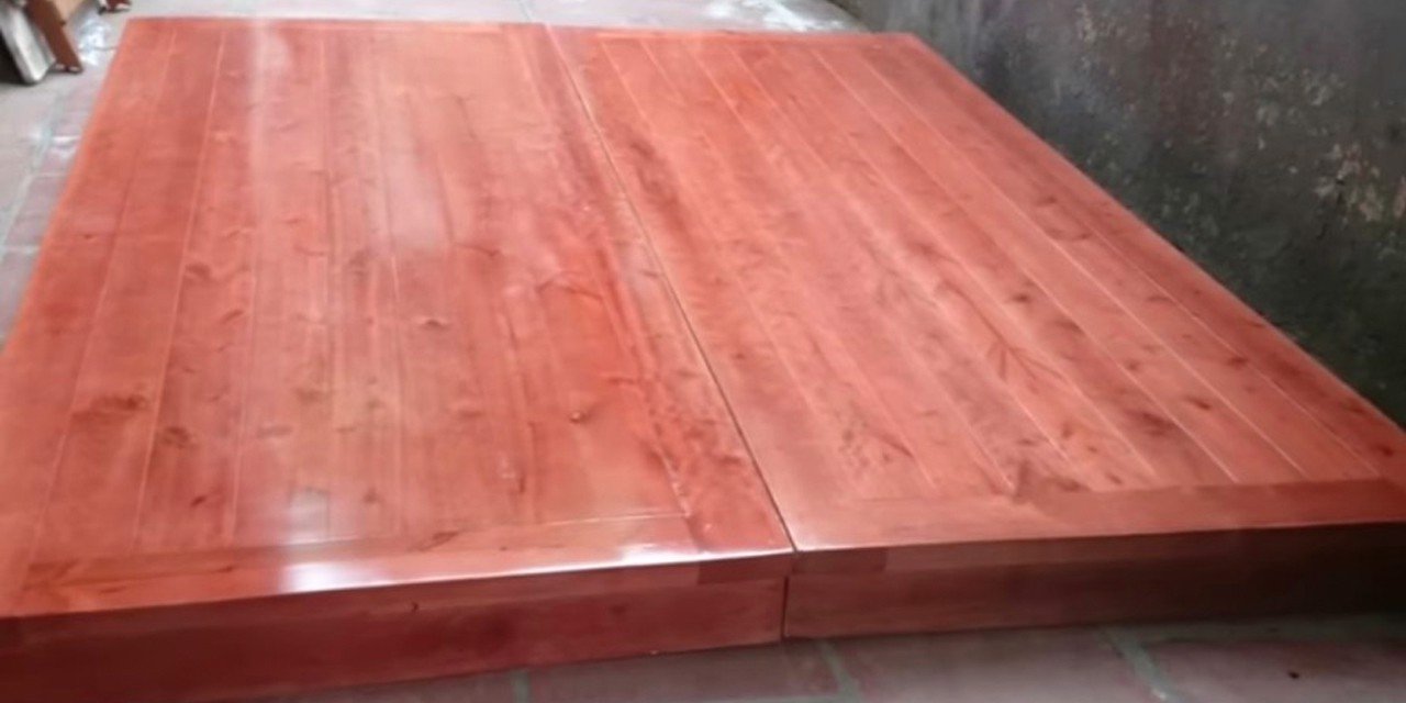 Phản Hộp Gỗ Xoan đào Việt