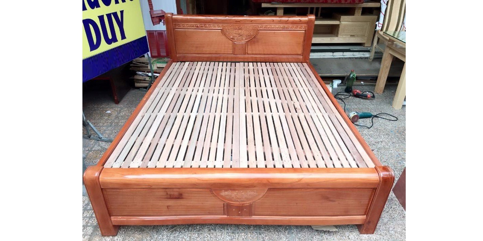Giường Ngủ Gỗ Xoan đào Việt